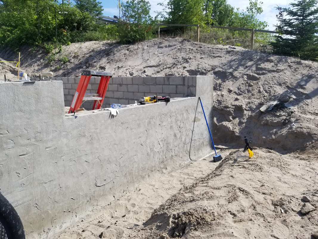 New construction, concrete Vaughan